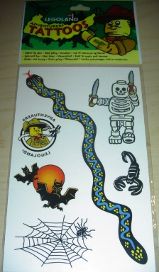 Tattoos (Temporary Body Print), Adventurers Pattern