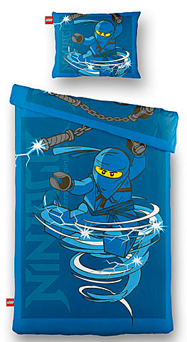 Bedding, Duvet Cover and Pillowcase (140 x 200 cm) - NINJAGO Lightning