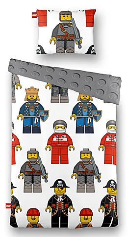 Bedding, Duvet Cover and Pillowcase (140 x 200 cm) - Minifigures