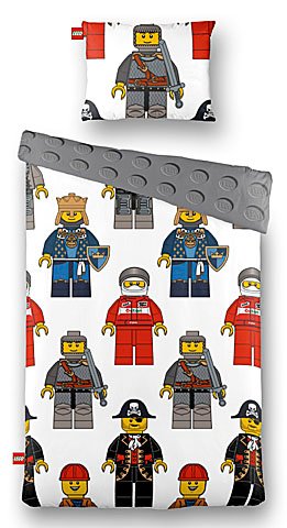 Bedding, Duvet Cover and Pillowcase (140 x 200 cm) - Minifigures
