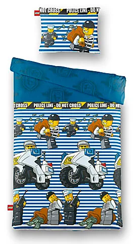 Bedding, Duvet Cover and Pillowcase (140 x 200 cm) - City Police