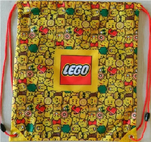 Gym Bag, Minifigure Heads and Food with LEGO Logo