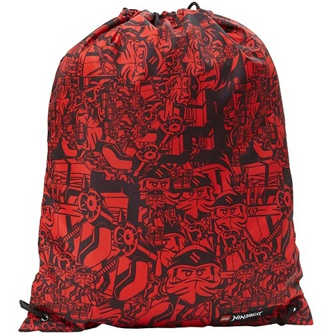 Gym Bag, NINJAGO Red and Black