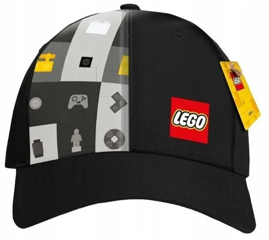 Ball Cap, LEGO Logo and Parts Pattern