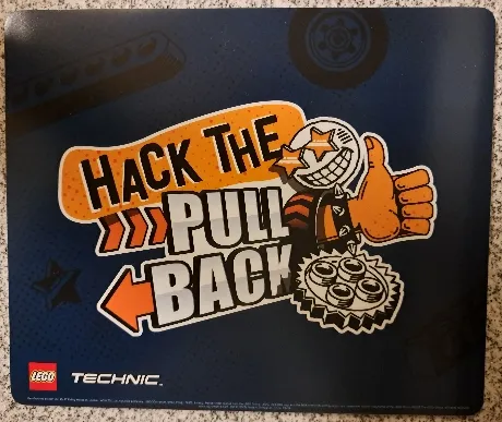Computer Mouse Pad, Technic Hack the Pull Back