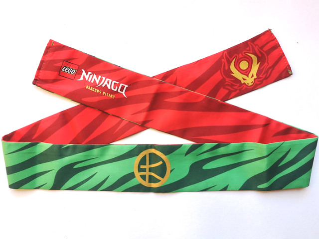 Headgear, Headband Green / Red, NINJAGO