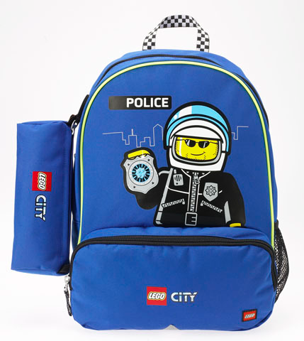 Backpack Set with Pencil Case - Lego City Police