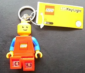 LED Key Light Minifigure Key Chain