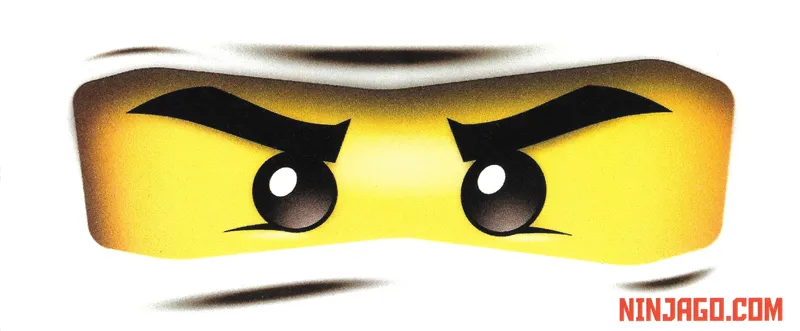 Sticker Sheet, NINJAGO Eyes, NINJAGO.COM - Club Magazine