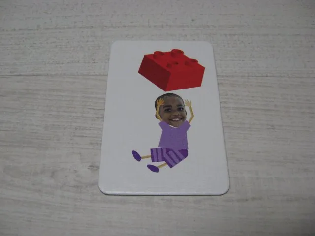 Explore Junior Builder Board Game, Game Card 6, Brick Card