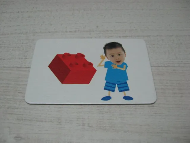 Explore Junior Builder Board Game, Game Card 8, Brick Card