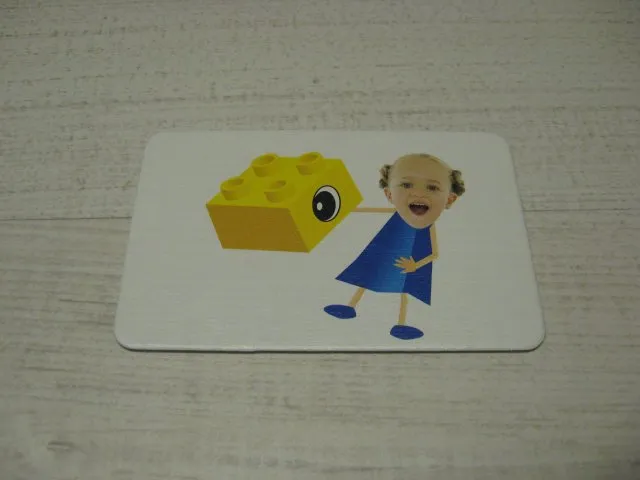 Explore Junior Builder Board Game, Game Card 9, Brick Card