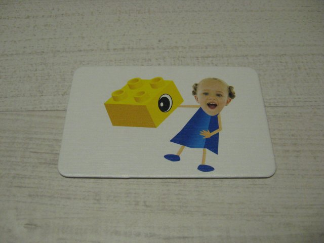 Explore Junior Builder Board Game, Game Card 9, Brick Card