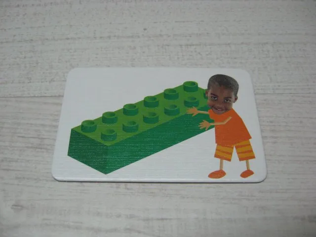 Explore Junior Builder Board Game, Game Card 11, Brick Card