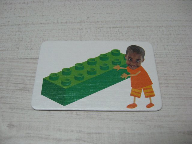 Explore Junior Builder Board Game, Game Card 11, Brick Card
