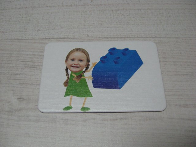 Explore Junior Builder Board Game, Game Card 19, Brick Card
