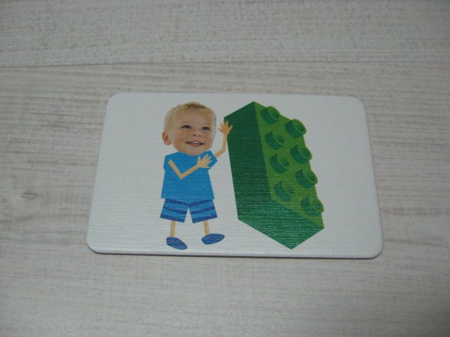 Explore Junior Builder Board Game, Game Card 21, Brick Card