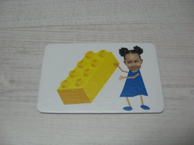 Explore Junior Builder Board Game, Game Card 23, Brick Card