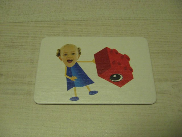 Explore Junior Builder Board Game, Game Card 25, Brick Card