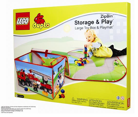 ZipBin DUPLO Town Toy Box & Playmat