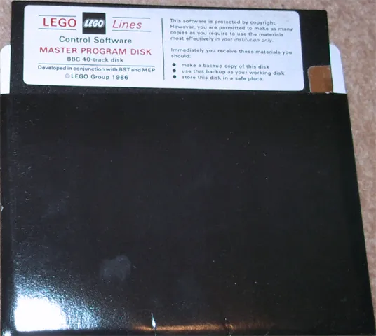 Education LEGO Lines Control Software Master Program Disk (BBC Version)