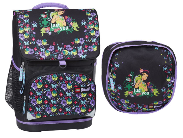 School Bag Backpack Set Friends Jungle