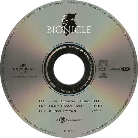 BIONICLE Music and PC CD-ROM (Set 8546)