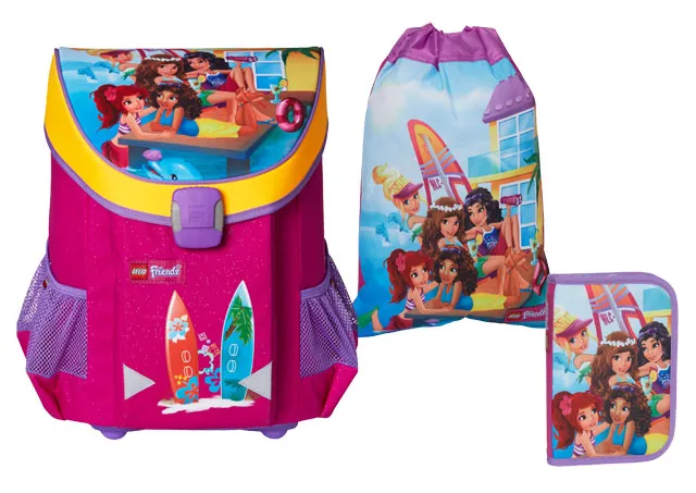 School Bag Set Friends Beach