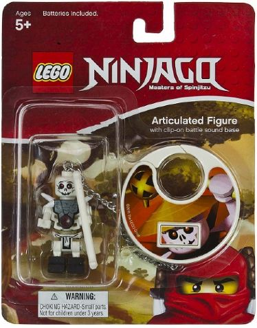 NINJAGO Bonezai Key Chain with Clip-on Battle Sound Base blister pack