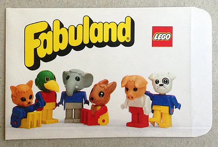 Fabuland Retailer Minifigure Envelope (Dutch Version)
