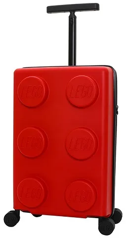 Trolley Suitcase, Signature 20" - Brick 2 x 3 with Black Wheels, Non-Expandable