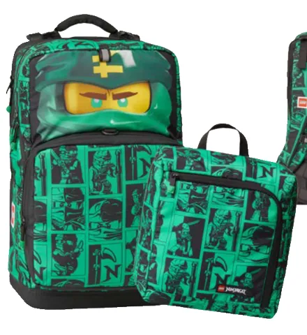 Backpack Set Maxi Plus NINJAGO Lloyd with Attachable Gym Bag