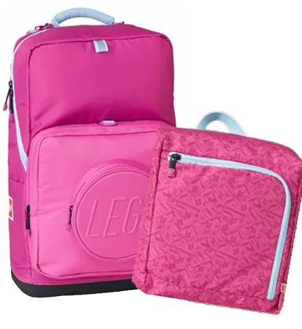 Backpack Set Signature Optimo Plus with Attachable Gym Bag, Violet / Purple