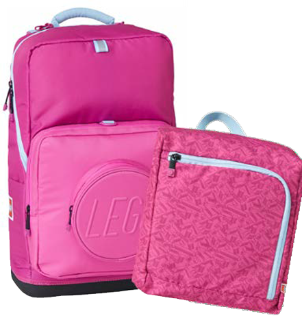 Backpack Set Signature Optimo Plus with Attachable Gym Bag, Violet / Purple