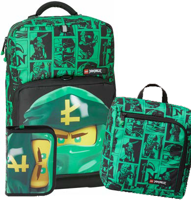 Backpack Set with Pencil Case and Attachable Gym Bag - NINJAGO Lloyd