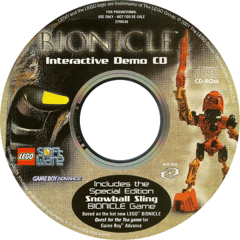 BIONICLE Interactive Demo CD-ROM