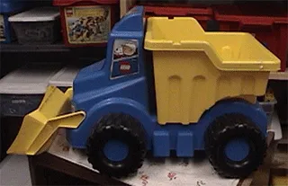Duplo Storage Dump Truck Large with Tipper Bucket Bed and Scoop Set 2225