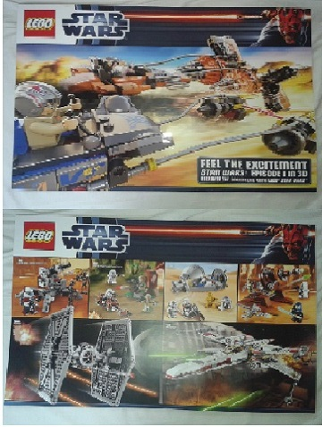 Star Wars 2011 Episode 1 Poster, Pod Race (Double-Sided)