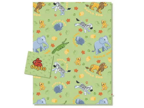Bedding, Duvet Cover and Pillowcase (100 x 135 cm) - IT'S ZOO TIME