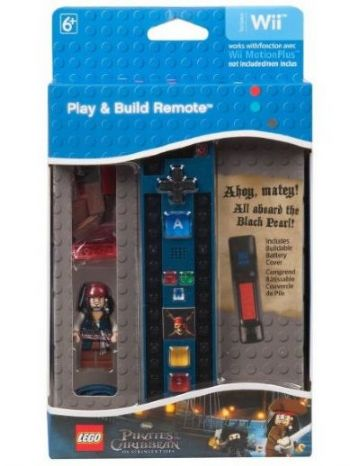 Remote Set, LEGO Play and Build Remote for Nintendo Wii - Pirates of the Caribbean