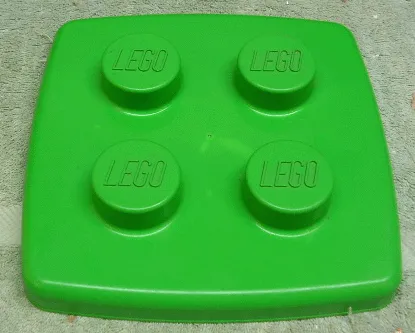 Storage Bucket FreeStyle Lid Small, 'LEGO' on Studs