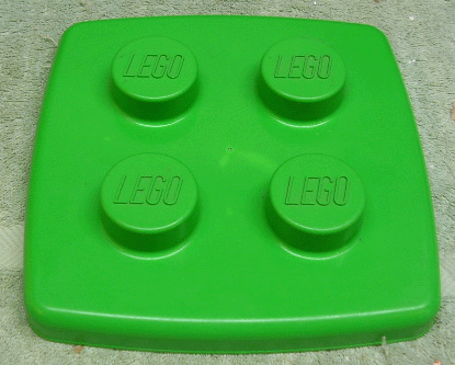 Storage Bucket FreeStyle Lid Small, 'LEGO' on Studs