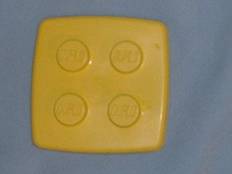 Storage Bucket FreeStyle Lid Small, 'DUPLO' on Studs