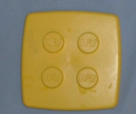 Storage Bucket FreeStyle Lid Large, 'DUPLO' on Studs