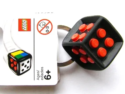 Board Game Die Key Chain