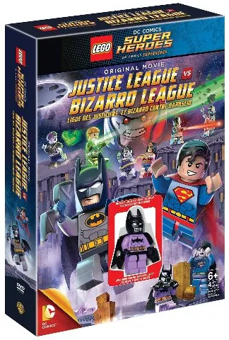 Video DVD - Justice League vs Bizarro League with Minifigure
