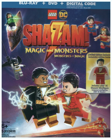 Video DVD and BD and Digital HD - Shazam!: Magic and Monsters with Minifigure (French Version)