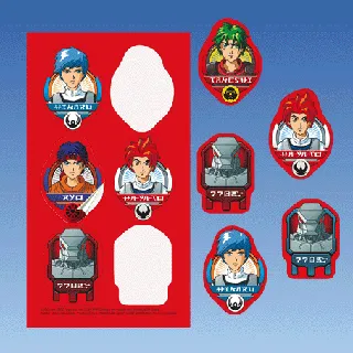 Sticker Sheet, Exo-Force Sheet of 6