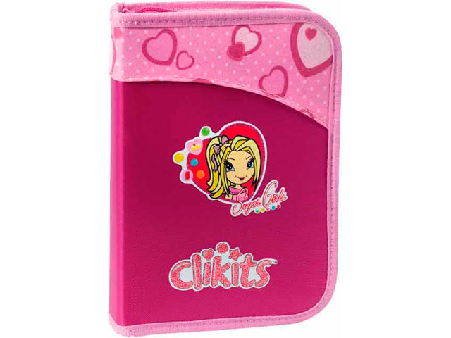 Pencil Case, Clikits Heart Sugar Girls