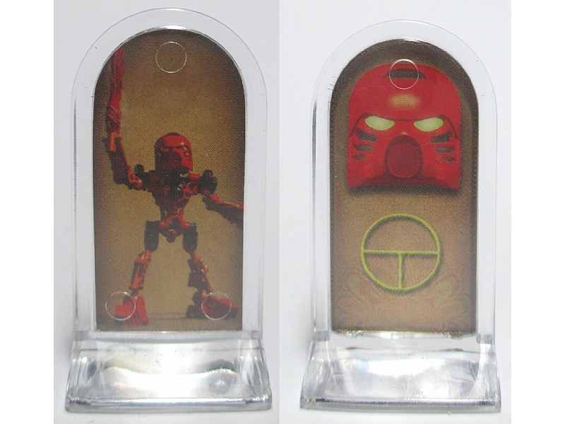 BIONICLE Mask of Light: The Board Game - Play Pawn, Toa Mask Red